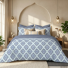 Bloosam Premium 100% Pure Cotton Floral Double Bedsheet Set with 2 Pillow Covers | Super Fine Soft Cotton | 108 x 108 Inches